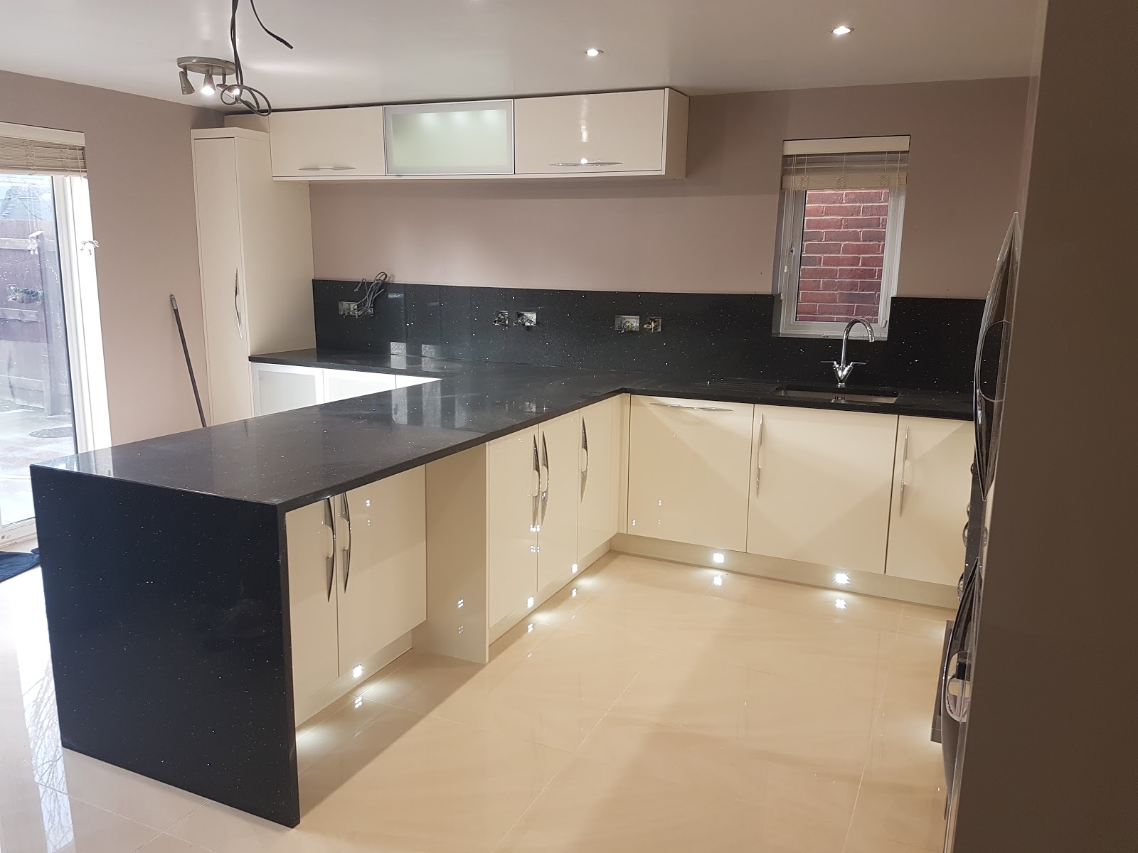 Kitchen worktop install in Bolton